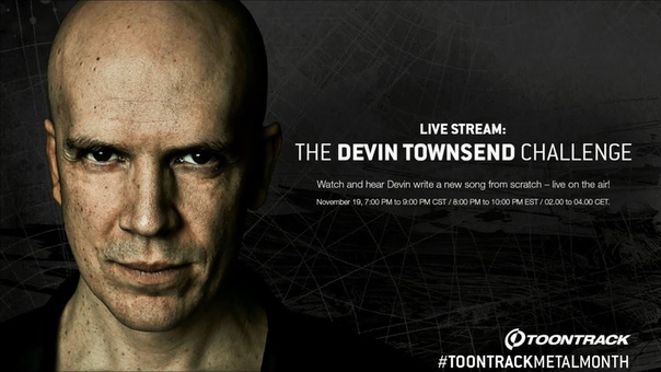 Toontrack Presents: Devin Townsend Live Songwriting Stream