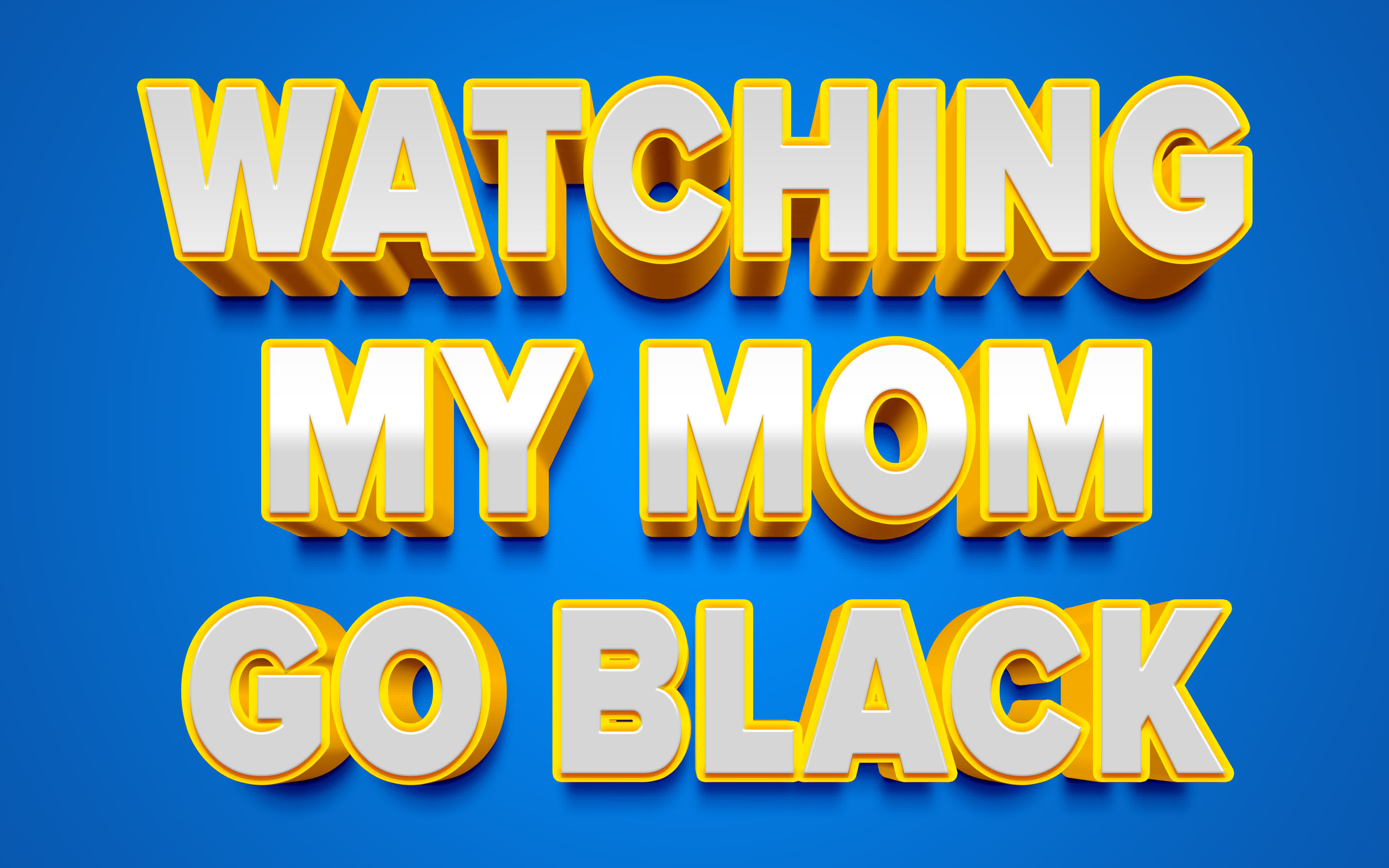 💖 WATCHING MY MOM GO BLACK 💖