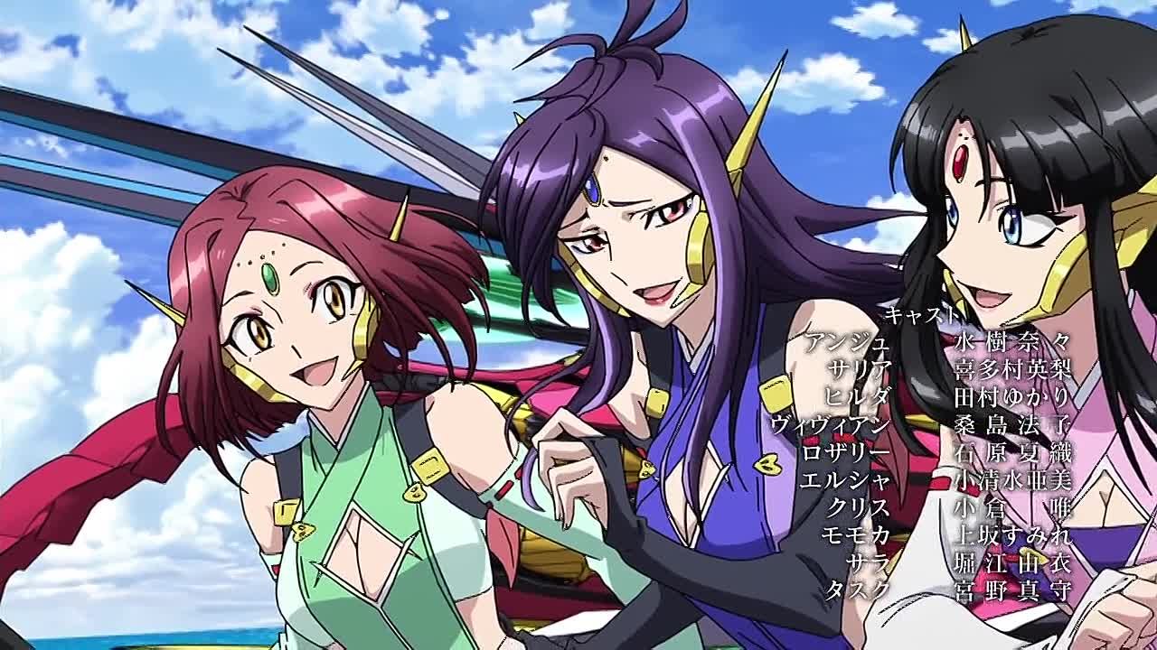 Крест Анжи: Танец Ангела и Дракона / Cross Ange - Tenshi to Ryuu no Rondo TV [2014]