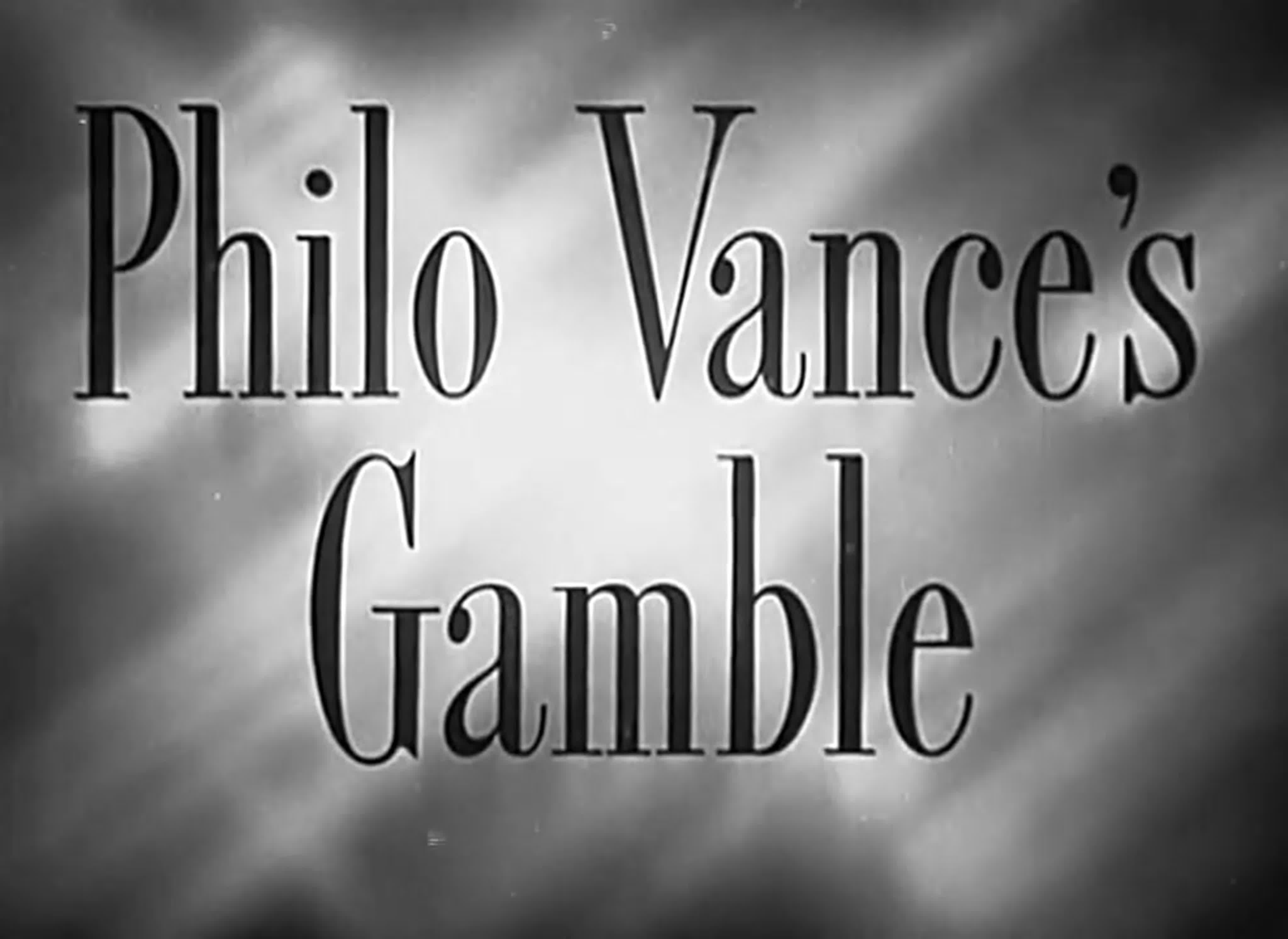 Philo Vance