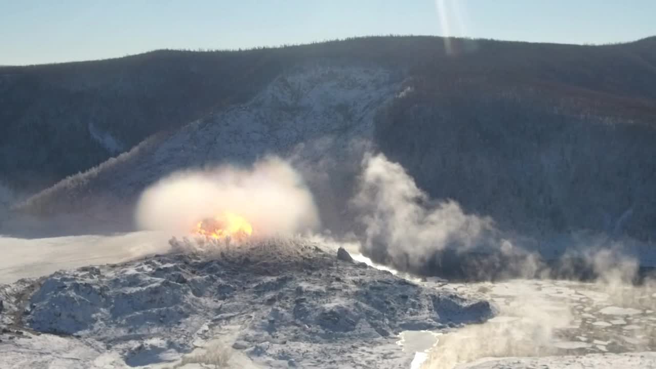 Работы на Бурейском водохранилище