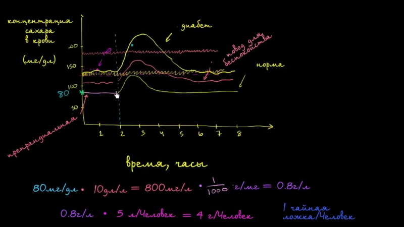 KhanAcademy: эндокринология и сахарный диабет