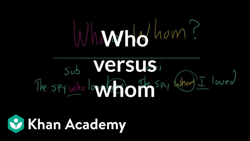 Grammar (Khan Academy)