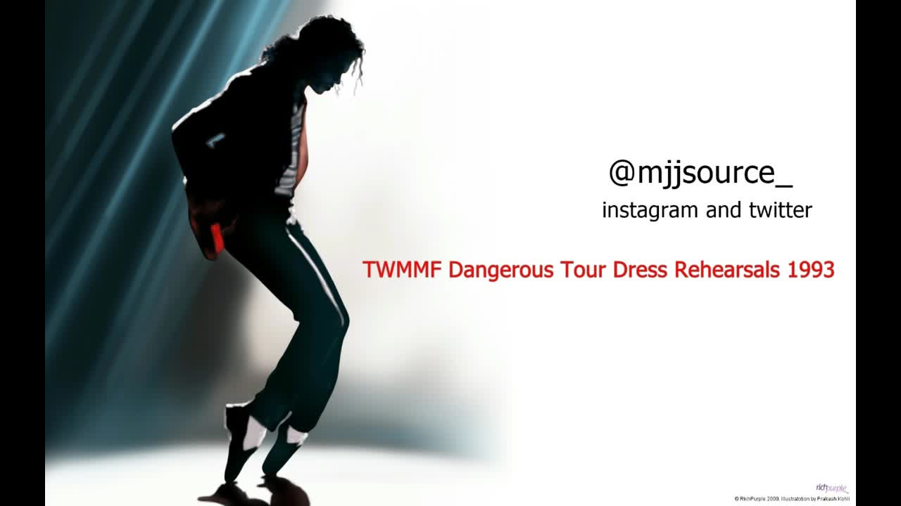 Michael Jackson Dangerous Tour Dress Rehearsals 1993