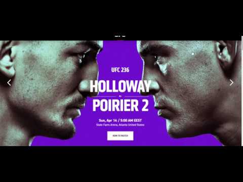 UFC 236: Holloway vs. Poirier 2