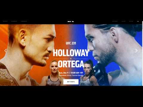 UFC 231: Holloway vs. Ortega