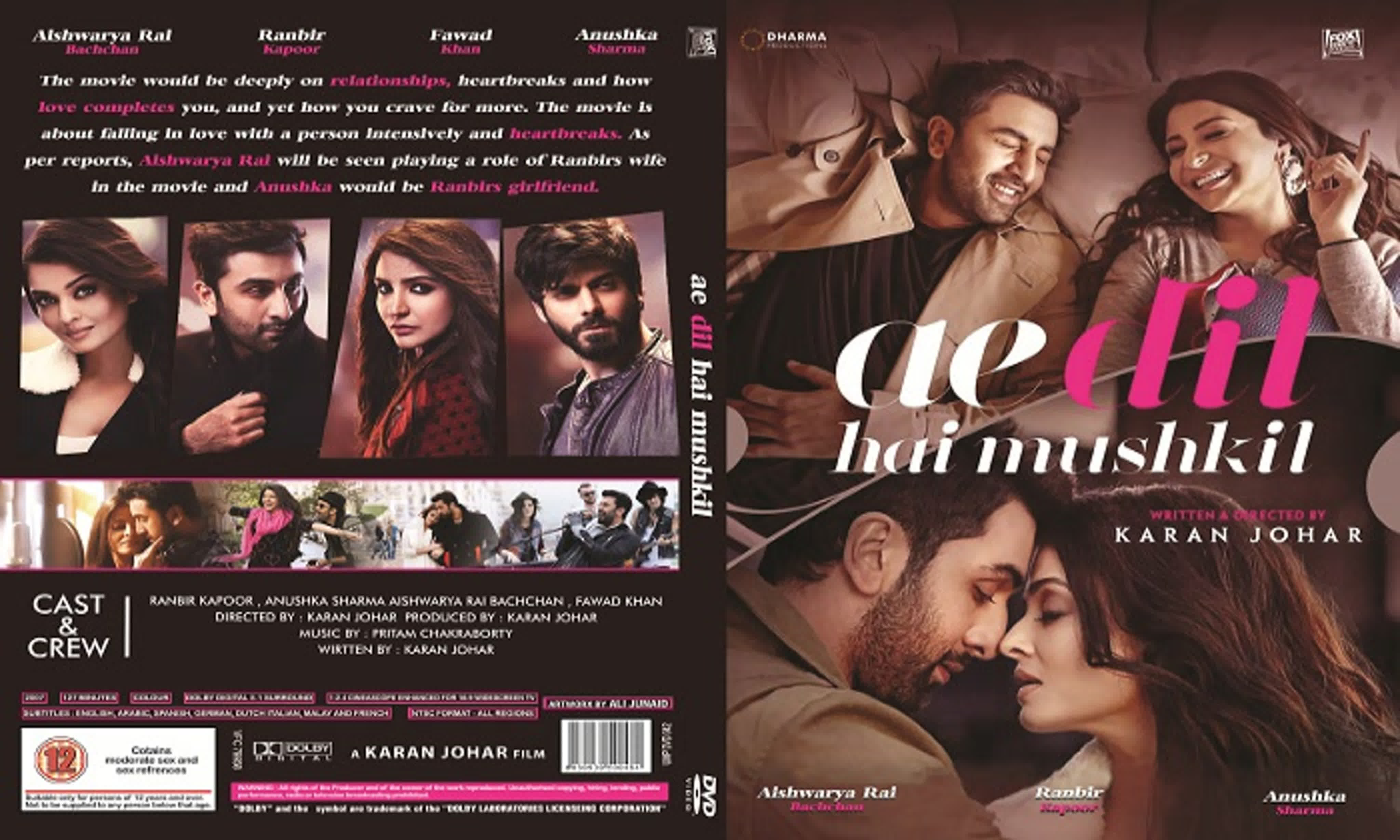 Дела сердечные (2016) Ae Dil Hai Mushkil