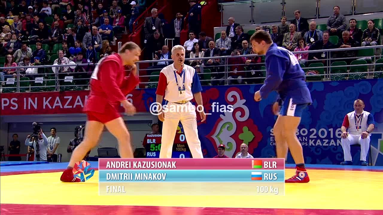 Чемпионат Европы по самбо в Казани 2016