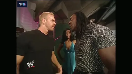 Wwe Candice Michelle, Christian, Booker T Backstage Smack Down July 14, 2005.mp4