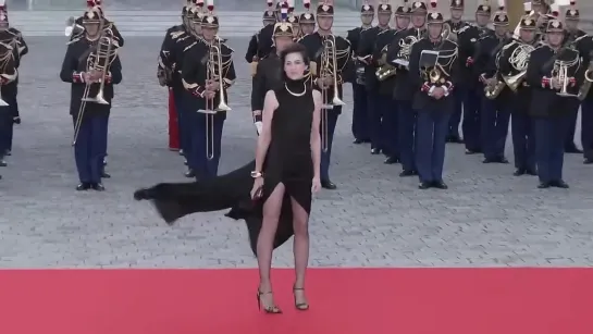 Mick Jaqger, Charlotte Gainsbourg, Hugh Grant au dîner de Versailles