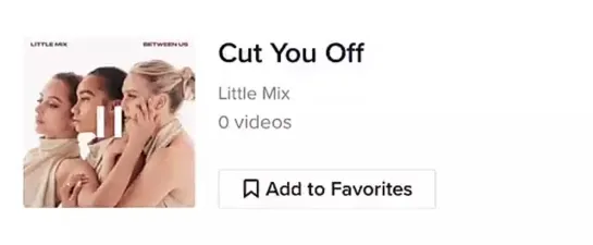 A snippet of Cut You Off by @LittleMix is now available on TikTok Instagram music! - -