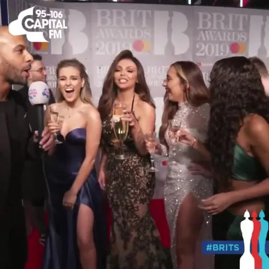 Little Mix на красной дорожке «Brit Awards 2019»