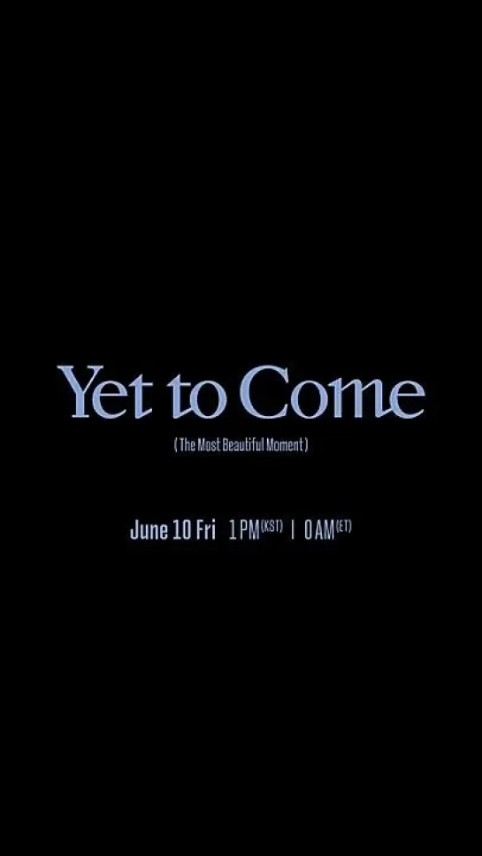 220608 Тизер Гука 'Yet To Come'