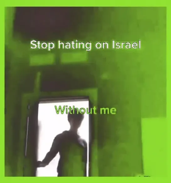 stop hating on israel