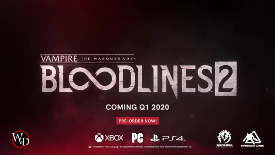 Vampire: The Masquerade - Bloodlines 2 - Announcement Trailer