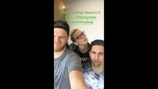 Scott Mitch Betty Who IG story