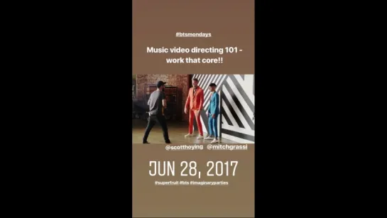 Superfruit BTS ig story