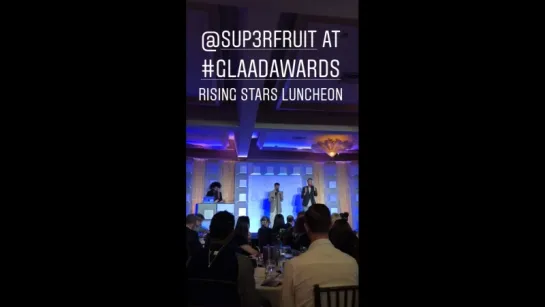 Superfruit Glaad Awards ig story