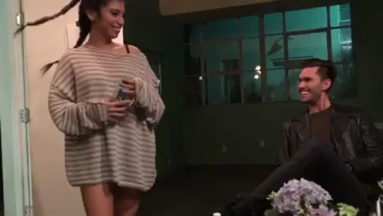 Kirstin "All night" behind the scenes