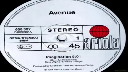 Avenue Cretu - Imagination (1986)