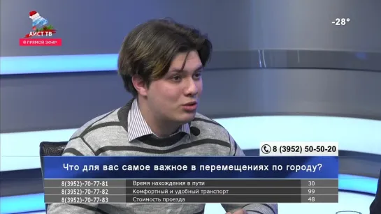 ОБЩЕСТВЕННЫЕ ИНИЦИАТИВЫ И ГОРОДСКОЙ ТРАНСПОРТ. "ВРЕМЯ ВОПРОСОВ" от 22.12.2021