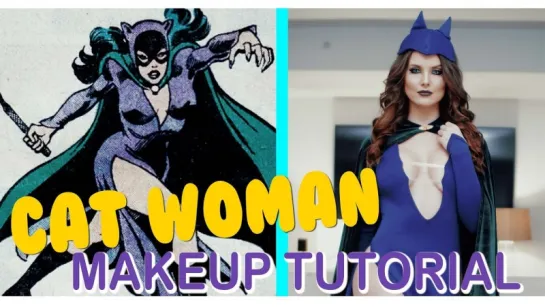 Vintage Cat Woman makeup tutorial | Amanda Cerny