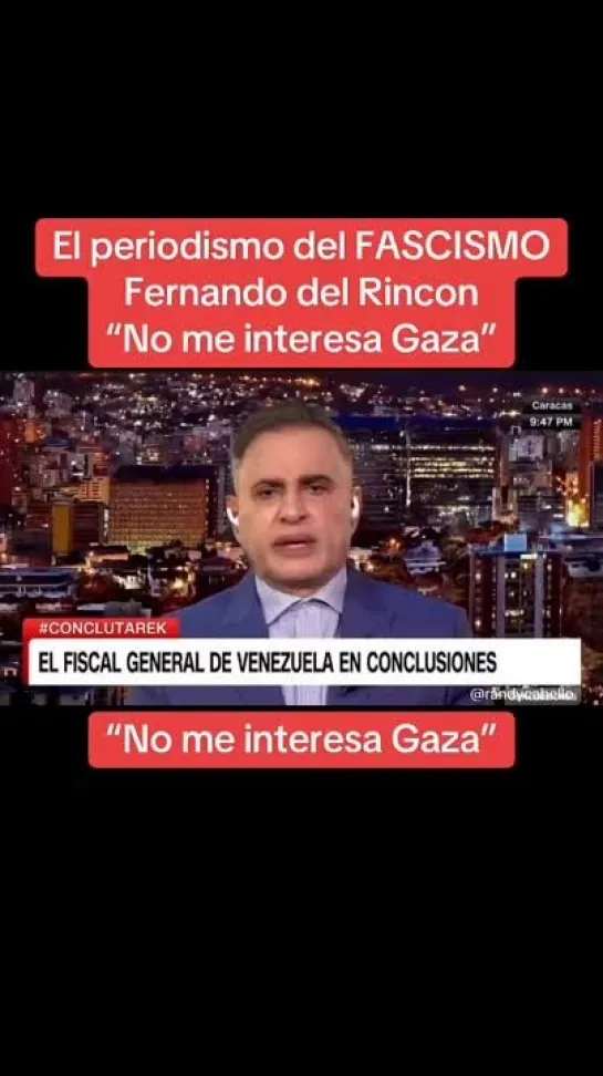 A la prensa corporativa le "quema el alma" escuchar que hablen del genocidio sionista contra Palestina