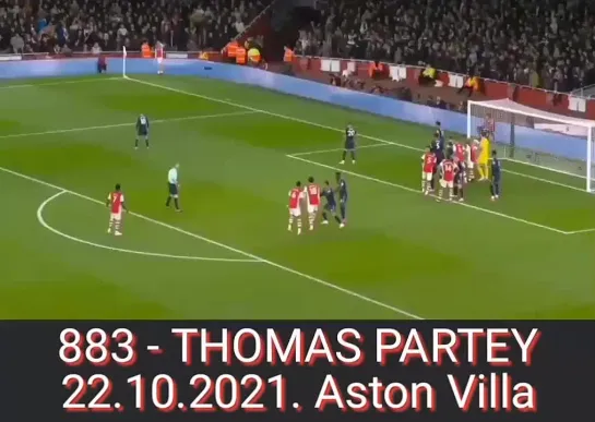 883 - ТОМАС ПАРТИ, 
22.10.2021. «Астон Вилла»./
883 - THOMAS PARTEY, 
22.10.2021. Aston Villa.