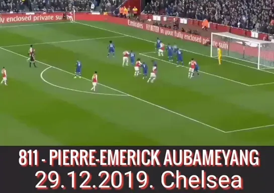 811 - ПЬЕР-ЭМЕРИК ОБАМЕЯНГ,
29.12.2019. «Челси»./
811 - PIERRE-EMERICK AUBAMEYANG,
29.12.2019. Chelsea.