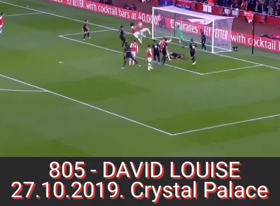 805 - ДЭВИД ЛУИЗ,
27.10.2019. «Кристал Пэлас»./
805 - DAVID LOUISE,
27.10.2019. Crystal Palace.