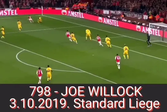 798 - ДЖО УИЛЛОК,
3.10.2019. «Стандард» (Льеж)./
798 - JOE WILLOCK,
3.10.2019. Standard Liege.