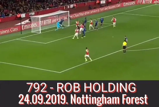 792 - РОБ ХОЛДИНГ, 
24.09.2019. «Ноттингем Форест»./
792 - ROB HOLDING,
24.09.2019. Nottingham Forest.