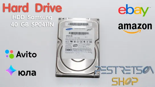 Lot 89 Hard Drive HDD Samsung 40 GB SP0411N