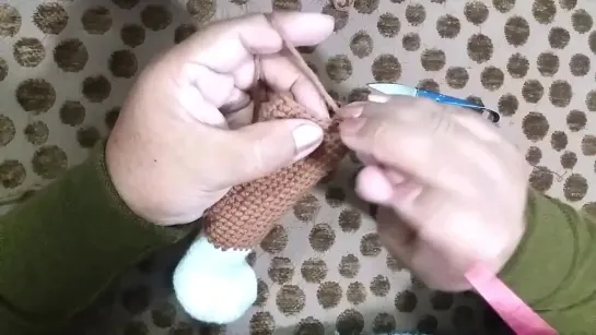 Учимся вязать игрушку Питбуль часть 5 🖐PERRITO PITBULL A CROCHET😊Amigurumi⧸Parte 5 pierna