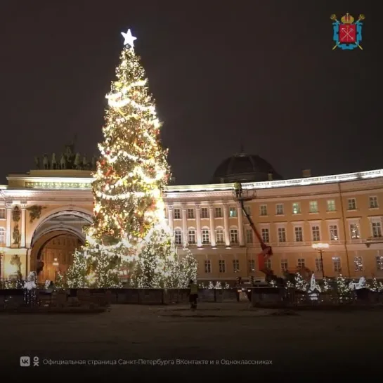 Новогоднюю ель демонтировали