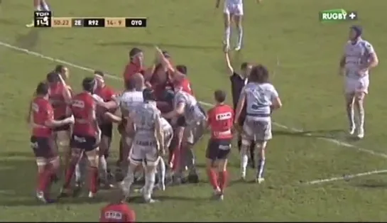 TOP-14-Racing Metro 92 - Oyonnax, 2 тайм