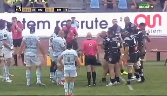 04.10.2014 / Racing Metro 92 - CA Brive, 1 тайм