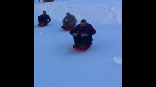 Себастьен Шабаль и его зимние забавы