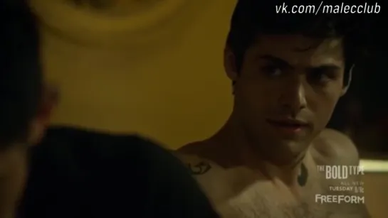 Shadowhunters 2x18 "Alec and Magnus Make Out and Kissing" Malec Scene Season 2 Episode 18 [rus sub]