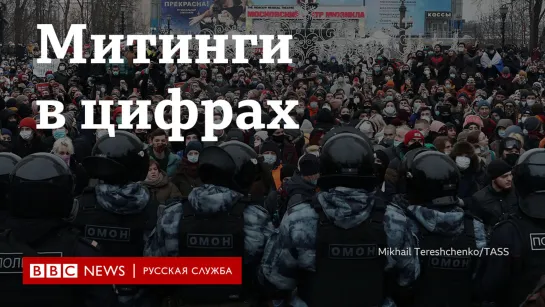 Прошедшие митинги в цифрах и реакция Путина о "дворце"