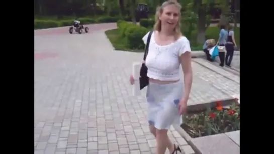 [WTF247] Russian Mom in See-through Skirt