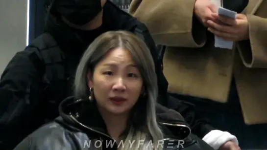 230217 CL  Arrival in Paris Airport CDG w_ Sister Lee Ha-Rin