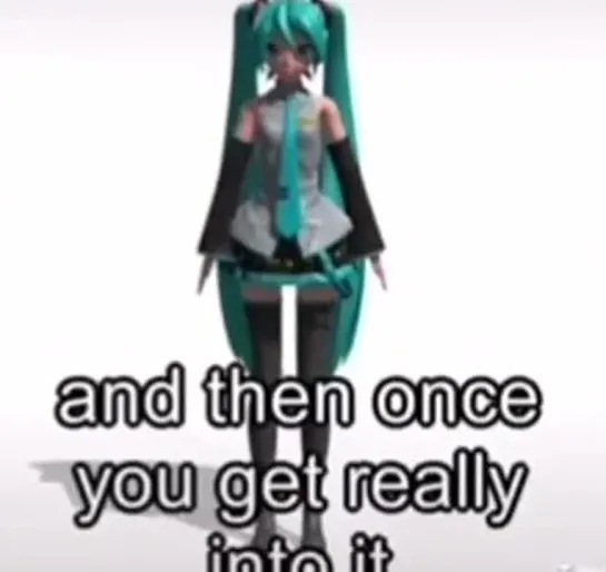 Miku teaches how to dance