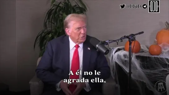 Trump reveló que la relación entre Biden y Kamala no es la mejor. De hecho, aseguró, el presidente no soporta la candidata demóc