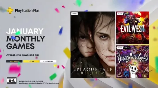 Январская подборка игр PS+ Essential | 2024