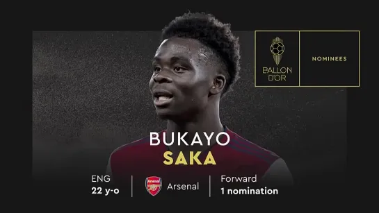 1️⃣ day 1️⃣ nominee  🏴󠁧󠁢󠁥󠁮󠁧󠁿 Bukayo Saka - Arsenal