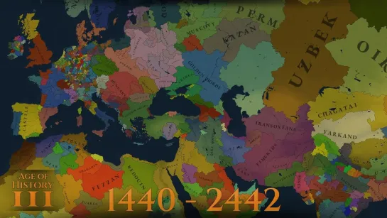 [Łukasz Jakowski] Age of History 3 - 1440 - 2442 Timelapse