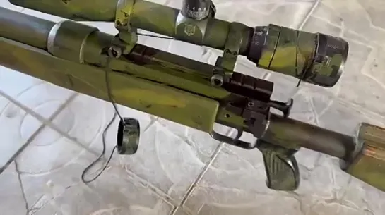 ❗️Первый трофей от французской армии, винтовка 50BMG, вероятно, авторская.