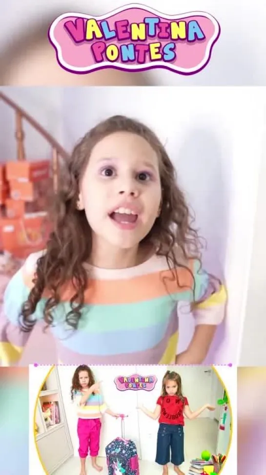 Erlania e Valentina Pontes - VALENTINA Pontes AJUDANDO E ORGANIZANDO O MATERIAL ESCOLAR DA SUA MINHA PRIMA @Valentina PRT