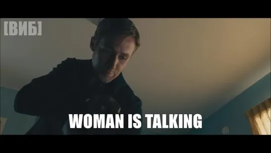 WOMAN IS TALKING